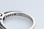 51 Bague diamants princesse et brillants en or blanc 18K 58 Facettes BGMAUBDOC768-107