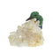 Montre Gübelin - Sculpture martin-pêcheur en azurmalachite et cristal de roche 58 Facettes P200