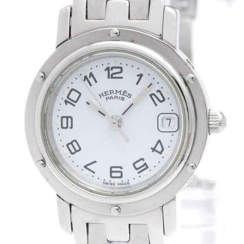 Hermès Clipper - Montre quartz en acier inoxydable 58 Facettes ixwxrfq1v2
