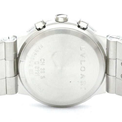 Bvlgari Diagono - Montre chronographe quartz en acier inoxydable 58 Facettes nhyx7tq7yt