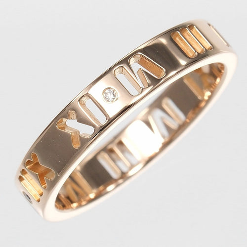 52 Tiffany & Co. Atlas - Bague en or jaune 18K et diamants 58 Facettes vxycckjla6