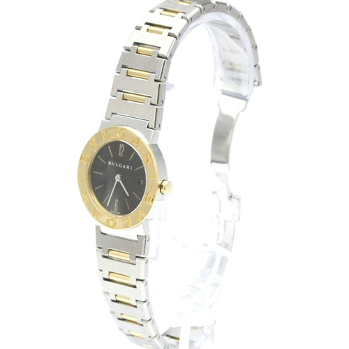 Bvlgari Bvlgari - Montre quartz en acier et or jaune 58 Facettes sq51ojefmb