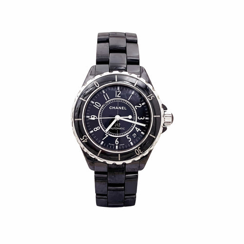 Montre Chanel J12 - Montre en céramique noire et acier 58 Facettes 35853