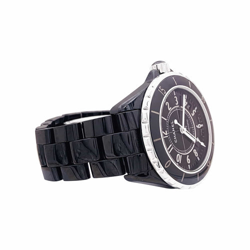 Montre Chanel J12 - Montre en céramique noire et acier 58 Facettes 35853