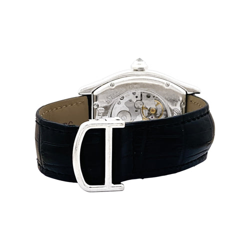 Montre Cartier Tortue - Montre en or blanc et diamants 58 Facettes 35577