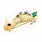 Broche Broche Canard en or jaune, pierres précieuses et diamants 58 Facettes 35880