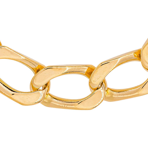 Bracelet maille gourmette en or jaune 58 Facettes 5036054CN
