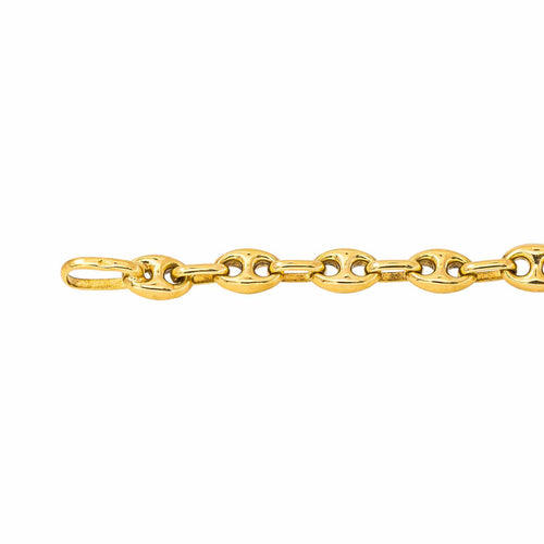Bracelet maille grain de café en or jaune 58 Facettes 5729124CN