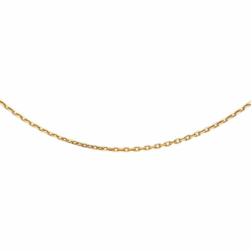 Collier maille forçat en or jaune 58 Facettes 5730171CN