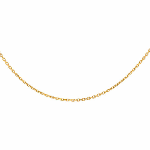 Collier maille forçat en or jaune 58 Facettes 5750780CN