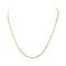 Collier maille gourmette en or rose 58 Facettes 5751820CN