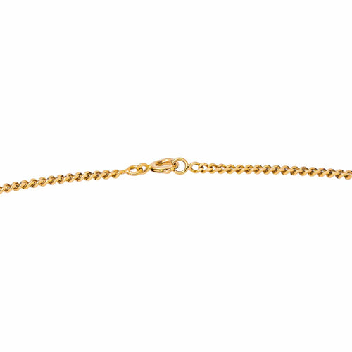 Collier maille gourmette en or rose 58 Facettes 5751820CN