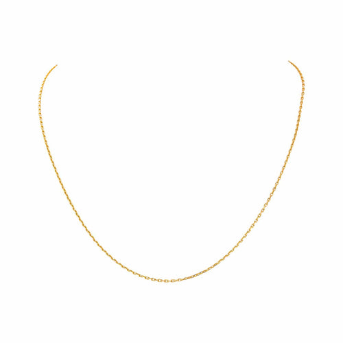 Collier maille forçat en or jaune 58 Facettes 5752973CN