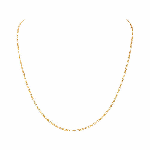 Collier maille alternée en or jaune 58 Facettes 5760040CN