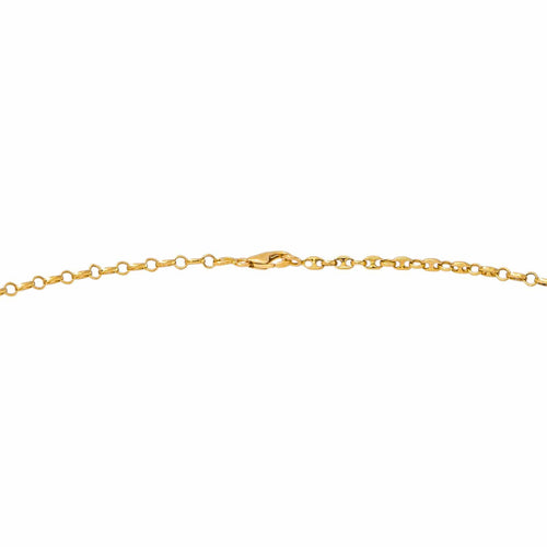 Collier maille grain de café en or jaune 58 Facettes 5777546CN