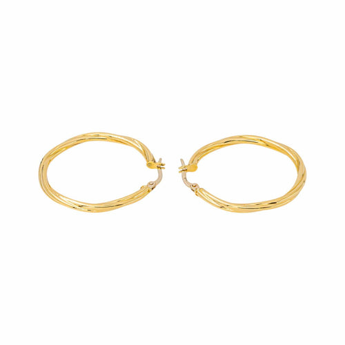 Créoles - Boucles d'oreilles en or jaune 58 Facettes 5810926CN
