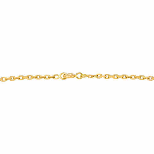 Collier maille forçat en or jaune 58 Facettes 5840523CN