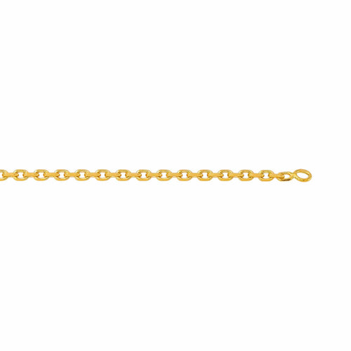 Collier maille forçat en or jaune 58 Facettes 5840523CN