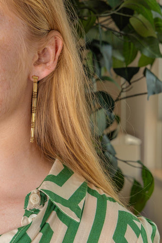 Boucles d'oreilles pendantes en or jaune 58 Facettes 5858128CN