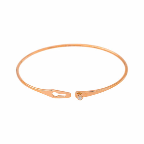 Dinh Van Serrure - Bracelet jonc en or rose et diamant 58 Facettes 5992359RV