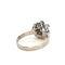 Bague 55 Bague chaton effet vintage en or blanc 18 carats et diamants 58 Facettes BVP-BAG-0008