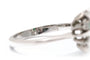 53 Années 70 - Bague en or blanc, doublet d'émeraude et diamants 58 Facettes B909