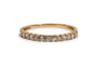 54 Bague contemporaine en or jaune 18 carats et diamants 58 Facettes B912