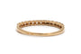 54 Bague contemporaine en or jaune 18 carats et diamants 58 Facettes B912