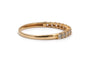 54 Bague contemporaine en or jaune 18 carats et diamants 58 Facettes B912