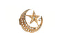 Napoléon III - Broche en or jaune, perles et strass 58 Facettes 23925