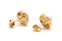 Boucles d'oreilles en or jaune, perles et diamants 58 Facettes 23992