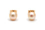 Boucles d'oreilles contemporaines en or jaune 18 carats et perles 58 Facettes 24015