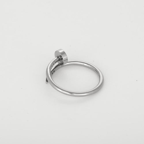 55 Cartier Juste un Clou - Bague petit modèle en or blanc 58 Facettes 58FC65-2