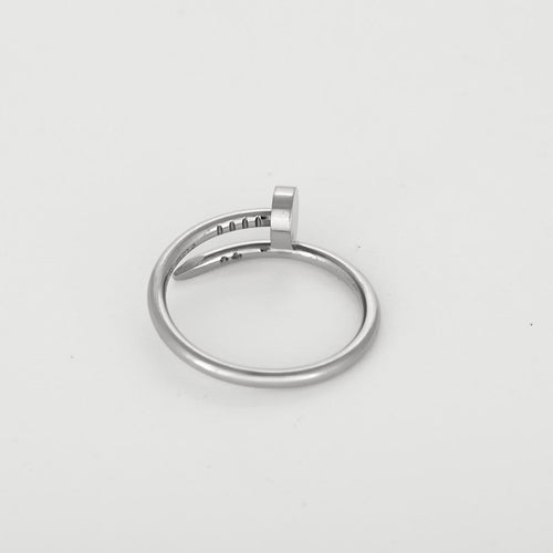 55 Cartier Juste un Clou - Bague petit modèle en or blanc 58 Facettes 58FC65-2