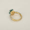 56.5 Pomellato Nudo - Bague en or rose, or blanc, topaze, agate et diamants 58 Facettes 58FC65-1