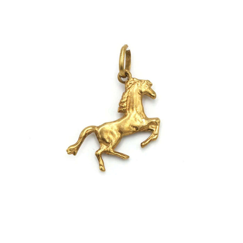 Pendentif cheval en or jaune 58 Facettes 260218R