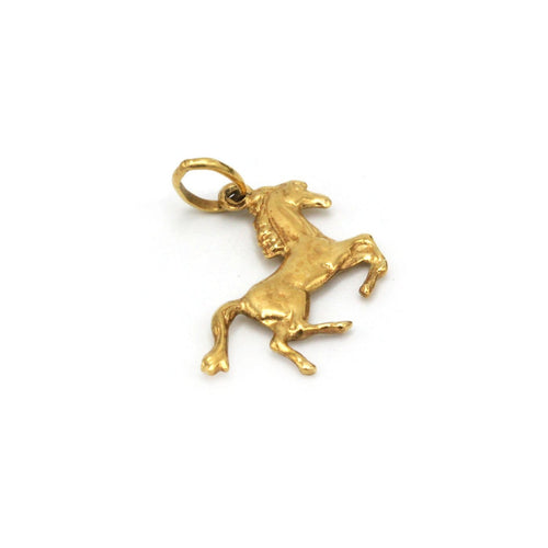 Pendentif cheval en or jaune 58 Facettes 260218R