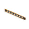 Broche barrette en or jaune et saphirs 58 Facettes 260219R