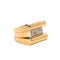 Bague 55 Bague tank sertie de diamants en or jaune 18 carats et platine 58 Facettes BVP-BAG-0014
