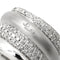 57 Pomellato Tubolare - Bague en or blanc et diamants 58 Facettes 2698