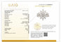55 La Regina - Bague en or blanc 18k et 21 diamants naturels 58 Facettes ANELLO FLOWER DIAMOND
