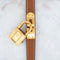 Hermès Kelly - Montre acier plaqué or cadran champagne 58 Facettes 576