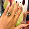 51 Bague en or 14 ct avec citrine ovale sertie clos 58 Facettes A96DAF498CF1461299FEC9A13575F0DD