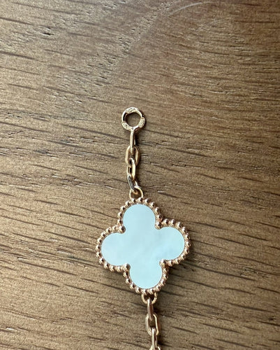 Van Cleef & Arpels Alhambra - Bracelet 5 motifs en or rose 58 Facettes 2687