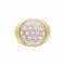 Bague 56 Mauboussin Transparence - Bague en or jaune, diamants et cristal de roche 58 Facettes 35865