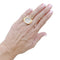 Bague 56 Mauboussin Transparence - Bague en or jaune, diamants et cristal de roche 58 Facettes 35865