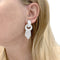 Boucles d'oreilles Boucles d'oreilles pendantes en or blanc et diamants 58 Facettes 35852