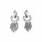 Boucles d'oreilles Boucles d'oreilles pendantes en or blanc et diamants 58 Facettes 35852