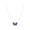 Collier Van Cleef & Arpels Papillon - Collier en or jaune, lapis-lazuli et diamant 58 Facettes 35820