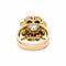 Bague 52 Marguerite - Bague en or jaune et blanc avec diamants 58 Facettes 35851